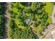 Aerial view of neighborhood showing proximity to the river and downtown at 1846 Hammond St, Rocky Mount, NC 27803