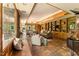Spacious living area with a fireplace, custom shelves, and natural light at 1846 Hammond St, Rocky Mount, NC 27803