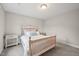 Calm bedroom featuring neutral tones, a well-made bed with white linens and matching nightstands at 195 Solomon Dr, Cameron, NC 28326