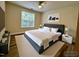 Virtually staged bedroom offers a comfortable and inviting space at 211 Providence Glen, Chapel Hill, NC 27514