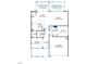 First-floor floor plan showcasing an open-concept kitchen, cozy nook, study, dining area, and a two-car garage at 2220 Yumeewarra Dr, Apex, NC 27502