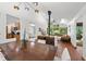 Bright living space with wood flooring and a large dining room, perfect for entertaining at 2306 Damascus Church Rd, Chapel Hill, NC 27516
