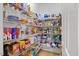 Walk-in pantry with abundant shelving for optimal storage at 2419 Rogerson St, Raleigh, NC 27614