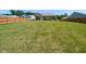Large, level backyard enclosed by a wooden fence, providing a safe and private outdoor space at 2609 Kilmartin Dr, Fuquay Varina, NC 27526