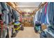 Spacious walk-in closet with custom shelving and storage for shoes, clothes, and accessories at 3012 Optimist Farm Rd, Apex, NC 27539
