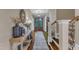 Inviting home foyer featuring hardwood floors, neutral paint, and natural light at 3111 Virginia Pine Ln, Apex, NC 27539