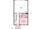 First-floor plan featuring garage, bedroom, bathroom, dropzone, foyer, and porch layout in new home construction at 412 Rowe Way, Knightdale, NC 27545
