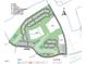 Overhead community map featuring residential areas, greenways, a butterfly garden, and a playground at 416 Rowe Way, Knightdale, NC 27545