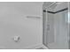 Modern bathroom featuring a glass enclosed shower with neutral colored tile surround at 425 Morrison Ave, Raleigh, NC 27608