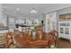 Open concept with view of dining room, kitchen, and living room areas at 425 Morrison Ave, Raleigh, NC 27608