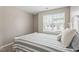 Bedroom with queen bed and window at 5003 Celtic Ct, Raleigh, NC 27612