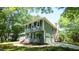 Beautiful two-story home with a well-manicured lawn, a two-car garage, and mature trees in a serene setting at 8201 Blue Heron Way, Raleigh, NC 27615