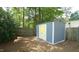 Backyard shed to provide extra storage at 8201 Blue Heron Way, Raleigh, NC 27615