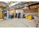 Unfinished basement space with exposed insulation and ductwork, great for storage or customization at 8415 Meadow View Ln, Bahama, NC 27503
