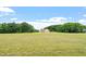 Spacious front lawn showcasing a beautiful home surrounded by lush greenery at 8415 Meadow View Ln, Bahama, NC 27503