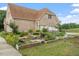 Large backyard with raised garden beds, perfect for gardening and outdoor enjoyment at 8415 Meadow View Ln, Bahama, NC 27503