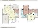 Detailed floor plan showcasing the layout of this spacious home, including bedrooms, kitchen, living areas, and garage at 112 Pearsall Farm Ln, Clayton, NC 27527