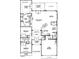 First-floor plan displays the layout, including the Gathering room, kitchen, bedrooms, and bathrooms at 119 Blossom Creek Dr, Garner, NC 27529