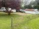 Backyard view with mature tree and concrete pad at 1256 Planters St, Rocky Mount, NC 27801