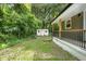 Backyard with a shed and the rear of a house at 1621 N Park Ave, Burlington, NC 27217