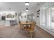 Open-concept dining area adjacent to the kitchen, perfect for entertaining and everyday living at 1672 Wheeler Dr, Angier, NC 27501