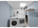 Functional laundry room with modern washer and dryer units at 1705 Nottingham Rd, Raleigh, NC 27607