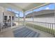 Comfortable screened porch with outdoor lounge furniture, ideal for relaxation and enjoying the backyard at 1727 Pinecliff Ct, Fuquay Varina, NC 27526