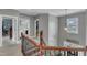 Upstairs landing leading to the laundry room at 237 Bendemeer Ln, Rolesville, NC 27571