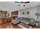 Open concept kitchen flowing to the living room, creating an inviting and spacious atmosphere at 237 Bendemeer Ln, Rolesville, NC 27571