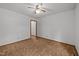 Spacious bedroom features carpet and a ceiling fan at 2382 Council Rd, Graham, NC 27253