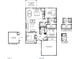 Detailed floor plan showcasing the layout of the home, including bedrooms, bathrooms, and living spaces at 307 Rothbury Ct, Sanford, NC 27330