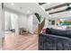 Fully finished basement with light flooring and couch area offering ample space for Gathering entertainment at 322 Scheer Ave, Durham, NC 27703