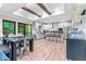 Bright kitchen and dining area with modern amenities, bar stool seating, and plenty of room at 322 Scheer Ave, Durham, NC 27703
