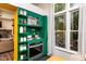 The dining area features an eating area and green shelving at 3616 Culater Ct, Raleigh, NC 27616