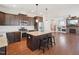 Kitchen showcasing stainless steel appliances, a center island, a gas range, and plenty of cabinet storage at 3901 Yates Mill Trl, Raleigh, NC 27606
