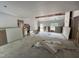 Large living room under construction, featuring drywall work, window and a Personal doing electrical work at 4024 N Nc 581 Hwy, Kenly, NC 27542