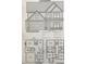 Detailed floor plans, front elevation and square footage measurements at 4035 King Charles Rd, Durham, NC 27707