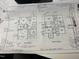 Floor plans detailing layout, finishes, colors and textures at 4035 King Charles Rd, Durham, NC 27707
