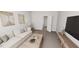 Cozy living room featuring modern decor, hardwood floors, and neutral color palette at 528 Folk Song Way, Wendell, NC 27591