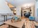Cozy living room with connecting spaces, including a bar and kitchen at 5536 Centipede Trl, Raleigh, NC 27610