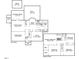 Detailed floor plan showcasing layout of rooms and dimensions of the home at 7209 St Ledger Dr, Raleigh, NC 27613