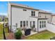 Spacious backyard features a patio area, perfect for outdoor dining and entertaining friends and Gathering at 1038 Felman Rd, Durham, NC 27703