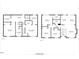 Detailed floor plan showcasing layout of rooms and dimensions for both floors of the house at 105 Otter Dr, Cary, NC 27513