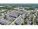 Aerial view featuring a community's architecture and green surroundings at 1312 Regulator St, Raleigh, NC 27603