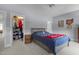 Comfortable bedroom includes a closet with plenty of storage and decor throughout the room at 1508 Heritage Reserve Ct, Wake Forest, NC 27587