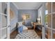 Cozy home office with natural light, a comfortable chair, and ample workspace at 1508 Heritage Reserve Ct, Wake Forest, NC 27587