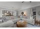 Large living room seamlessly connects with the kitchen, providing a comfortable and open living experience at 1508 Heritage Reserve Ct, Wake Forest, NC 27587