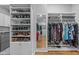 Spacious closet with shoe racks, ample shelving, and mirrored wall at 2121 Vecchio Ln, Apex, NC 27502