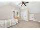 Cozy bedroom with bed, closet, and lots of natural light at 2324 Dahlgreen Rd, Raleigh, NC 27615
