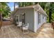 Relaxing deck space perfect for enjoying the outdoors at 2704 Shaftsbury St, Durham, NC 27704
